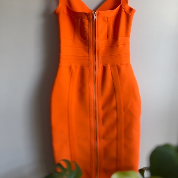 Orange Bandage Dress, size medium but fits like small - Picture 5 of 8